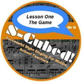 S-Cubed! Sight Singing Program Lesson One Digital File Editable PowerPoint cover